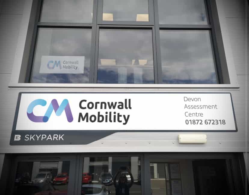 Front of a light industrial unit from Onyx Business Parks purchased by Cornwall Mobility to turn into an assessment centre.