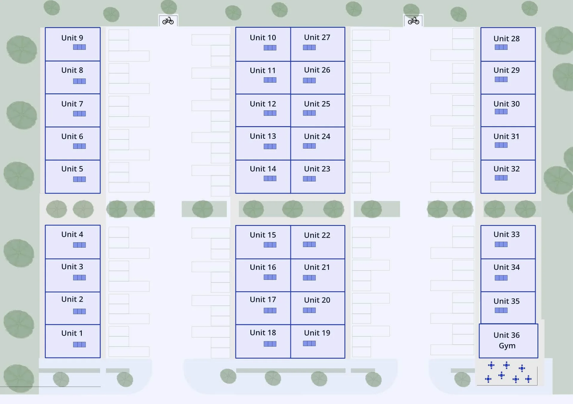 Graphic site plan of SkyPark 2 development by Onyx Business Parks
